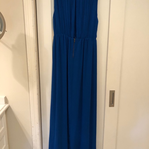 Alice + Olivia long cobalt blue dress - Picture 5 of 6